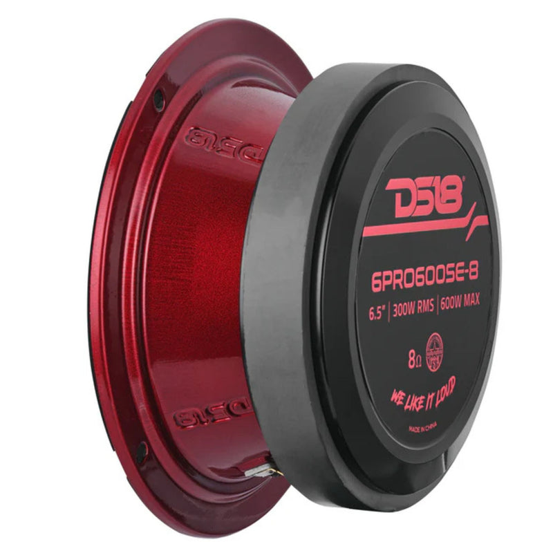 DS18 6.5" 300W RMS 8-Ohm Sealed Back Mid-High Pro Audio Loudspeaker 6PRO600SE-8