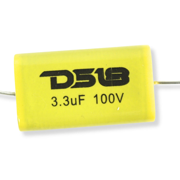 2 x DS18 Universal Capacitor Bass Blocker 3.3uF Works With All Tweeters 335J