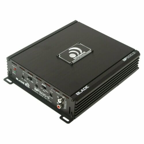 Massive Audio 12" 500W 4 Ohm Subwoofer ECO12S4 + 2 Channel Amplifier Package