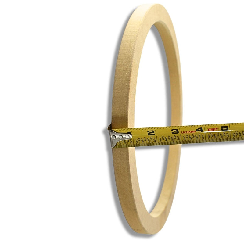 Install Bay 12" High Quality Wood MDF Speaker Spacer Ring Single 3/4" Depth SR12