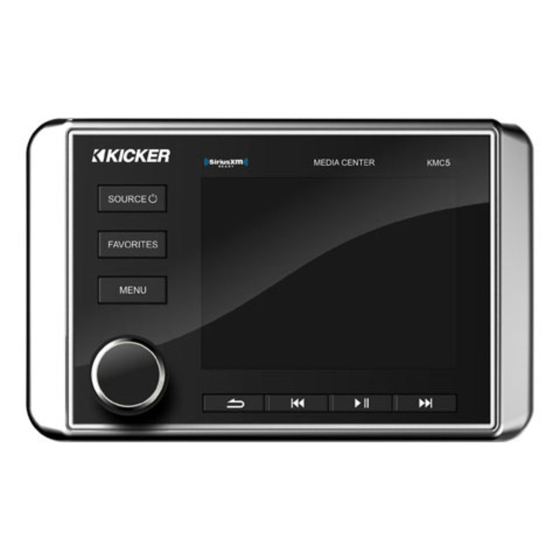 Kicker Marine Audio Weather Resistant Media Radio Bluetooth USB AM/FM 46KMC5