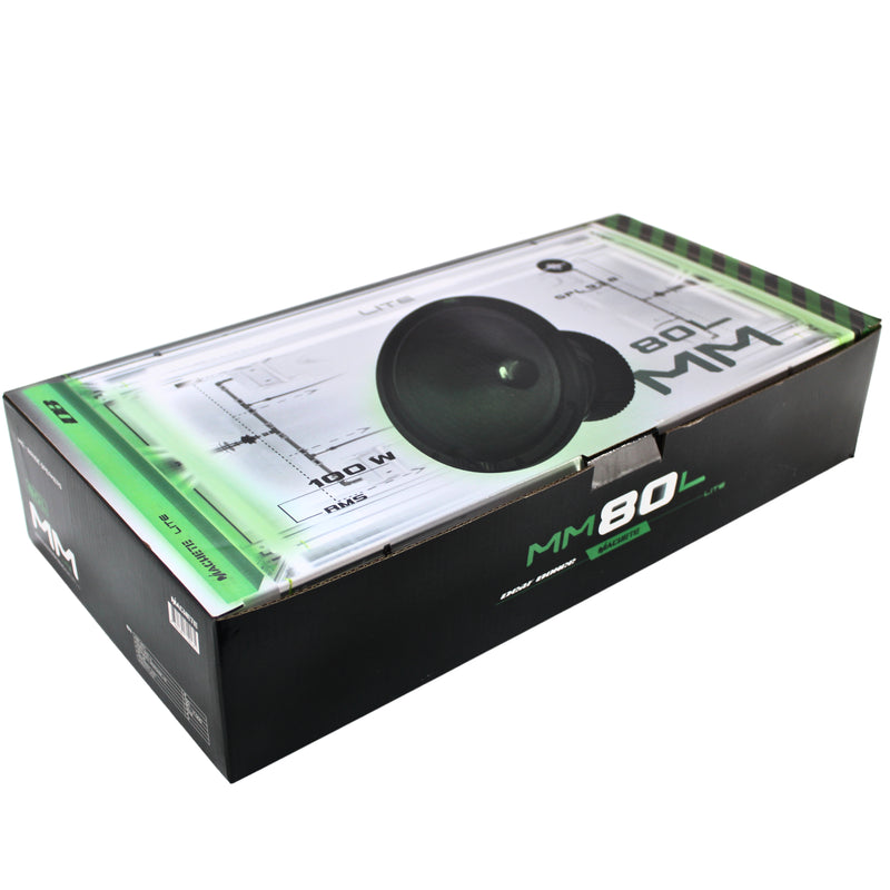 Deaf Bonce 8" 4 ohm 100 Watts RMS Machete Mid Range Speakers Pair