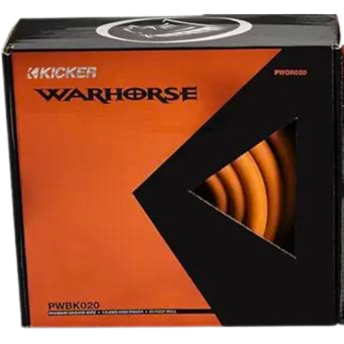 Warhorse 1/0 AWG Ground Orange Wire Kicker Warhorse Series / 50PWOR020