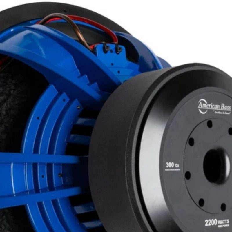 American Bass 18" 2000 Watt RMS 2-Ohm Dual Voice Coil Subwoofer HD-18D2-V2