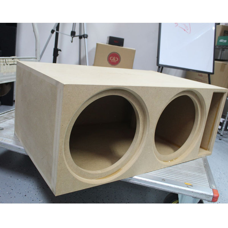 Vented Prefab Dual 12" Subwoofer Enclosure for Sundown SA Series 12v2 OPEN BOX