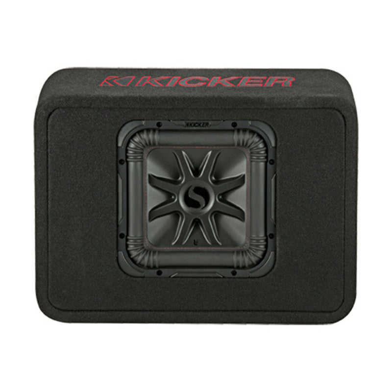 Kicker L7R Series 10" 500W RMS 2-Ohm Loaded Vented Truck Subwoofer Enclosure - 45TL7R102