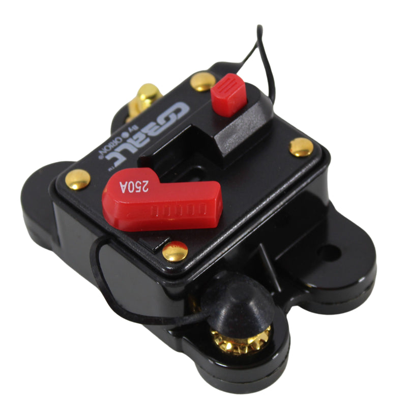 Cobalt 250 Amperes 12V - 24VDC Circuit Breaker w/ Manual Reset and Power Protect