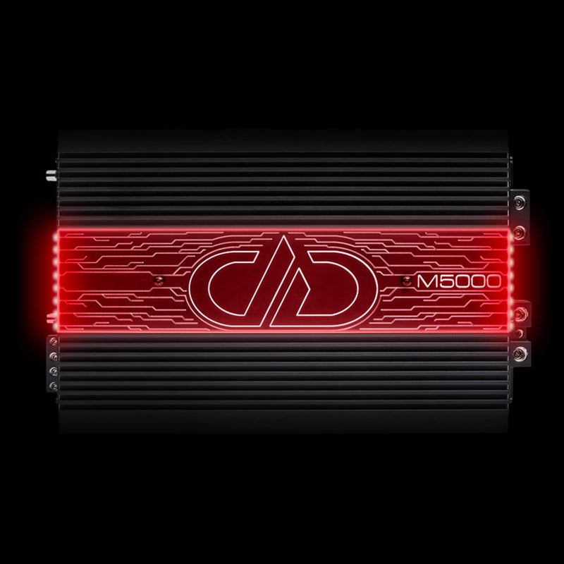 DD Audio Customizable LED Vanity Plate Kit for M2500, M5000, & M8000 Amplifiers