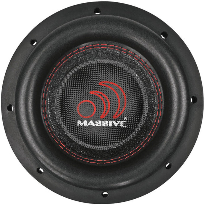 Massive Audio  8" 1800 Watt Subwoofer Dual 2 Ohm Voice Coil HIPPOXL82R