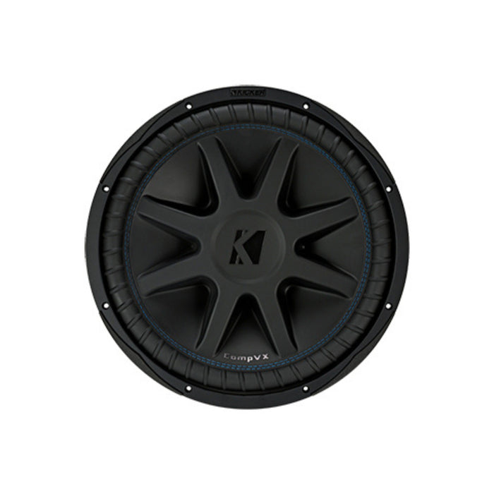 Kicker CompVX 15" Dual 2 Ohm VC Car Subwoofer 2000W Peak Ceramic Magnet 44CVX152