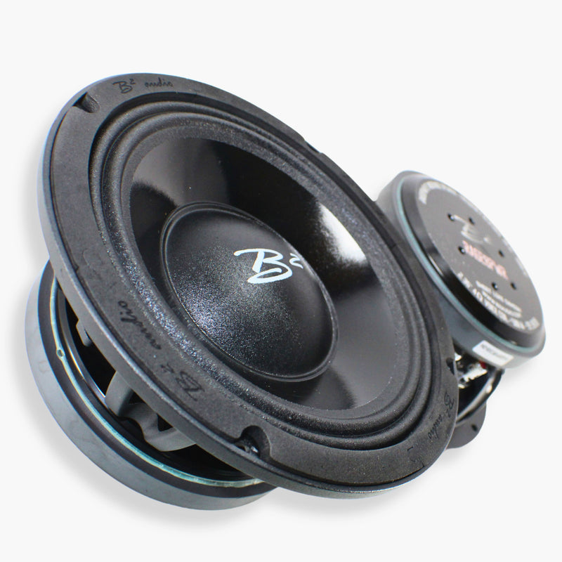 B2 Audio Midrange Speaker & Amplifier Combo 8x 8" Speakers w/RAGE1200.4