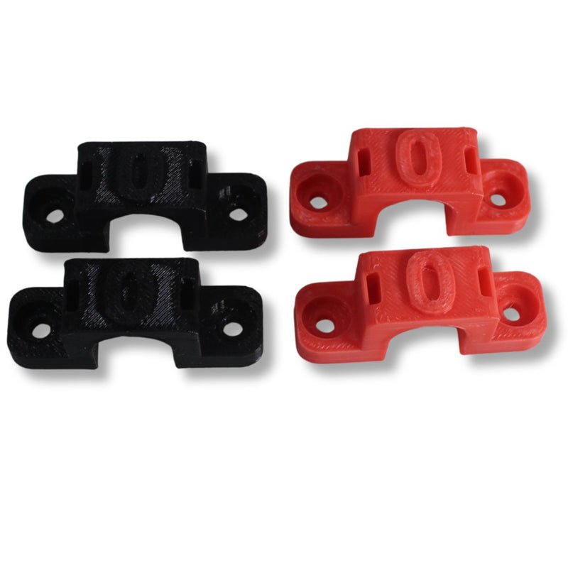 1/0 Gauge Cable Management Wire Comb Single Slot Can Use w/ Cable Tie Red/Black