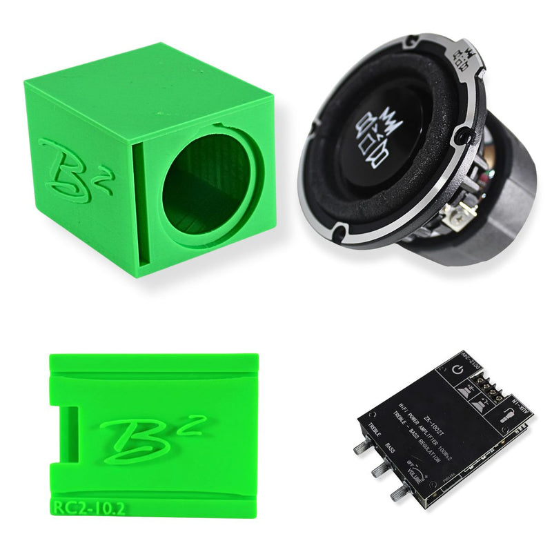B2 Audio RIOT-2.5 Mini Woofer 3D-Printed Box, Amp & Enclosure DIY Project