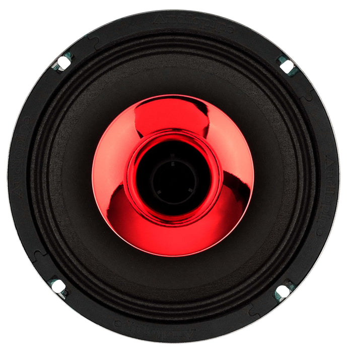 Audiopipe 6.5" 150W RMS 4 Ohm Red Eye Candy Compression Horn Midrange Coax Speaker