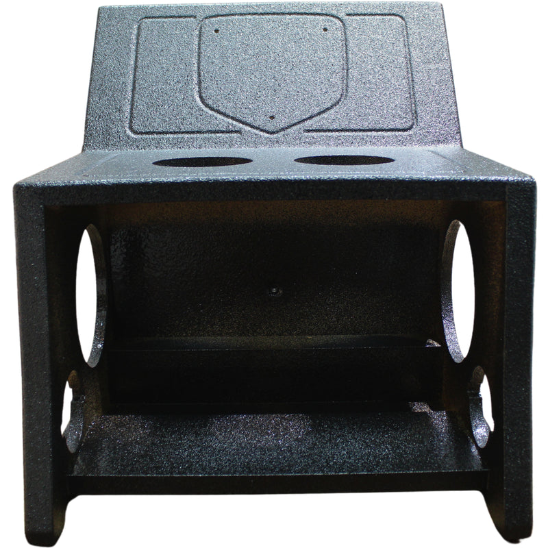 King Boxes 12" Woofer (2) 6.5" & (2) 3.5" Cutouts Center Console Dodge Ram 06-08