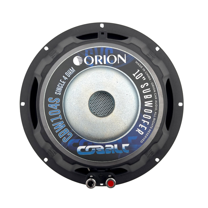 10" 300W RMS | 1200W Peak 4-Ohm 2" SVC Subwoofer ORION COBALT Series / CBW104S