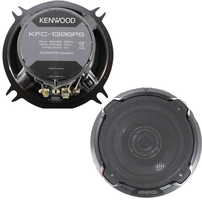 Kenwood 5 1/4" Round 2-Way vehicle speakers 320 Watts Peak- OPEN BOX