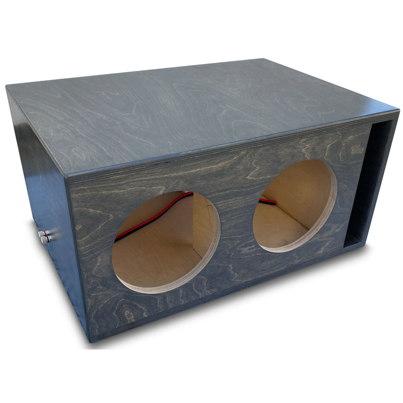Dual Universal Birch 10" Ported Subwoofer Box 1" Baffle Tuned To 33Hz