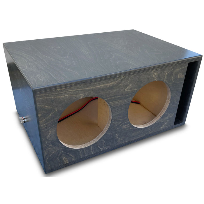 Dual Universal Birch 10" Ported Subwoofer Box 1" Baffle Tuned To 33Hz