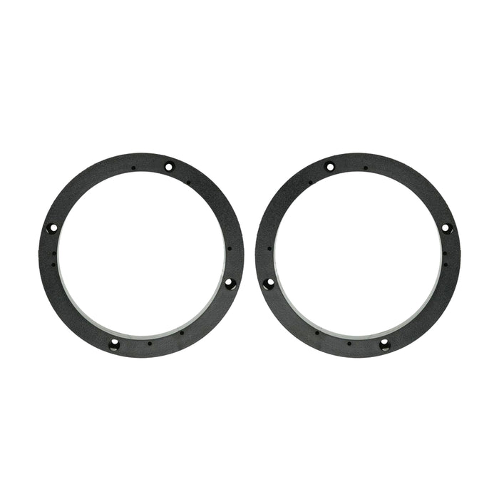 2x Metra Universal 1" 5" 1/4 to 6" Speaker Spacers Rings Plastic ABS w/ Brackets