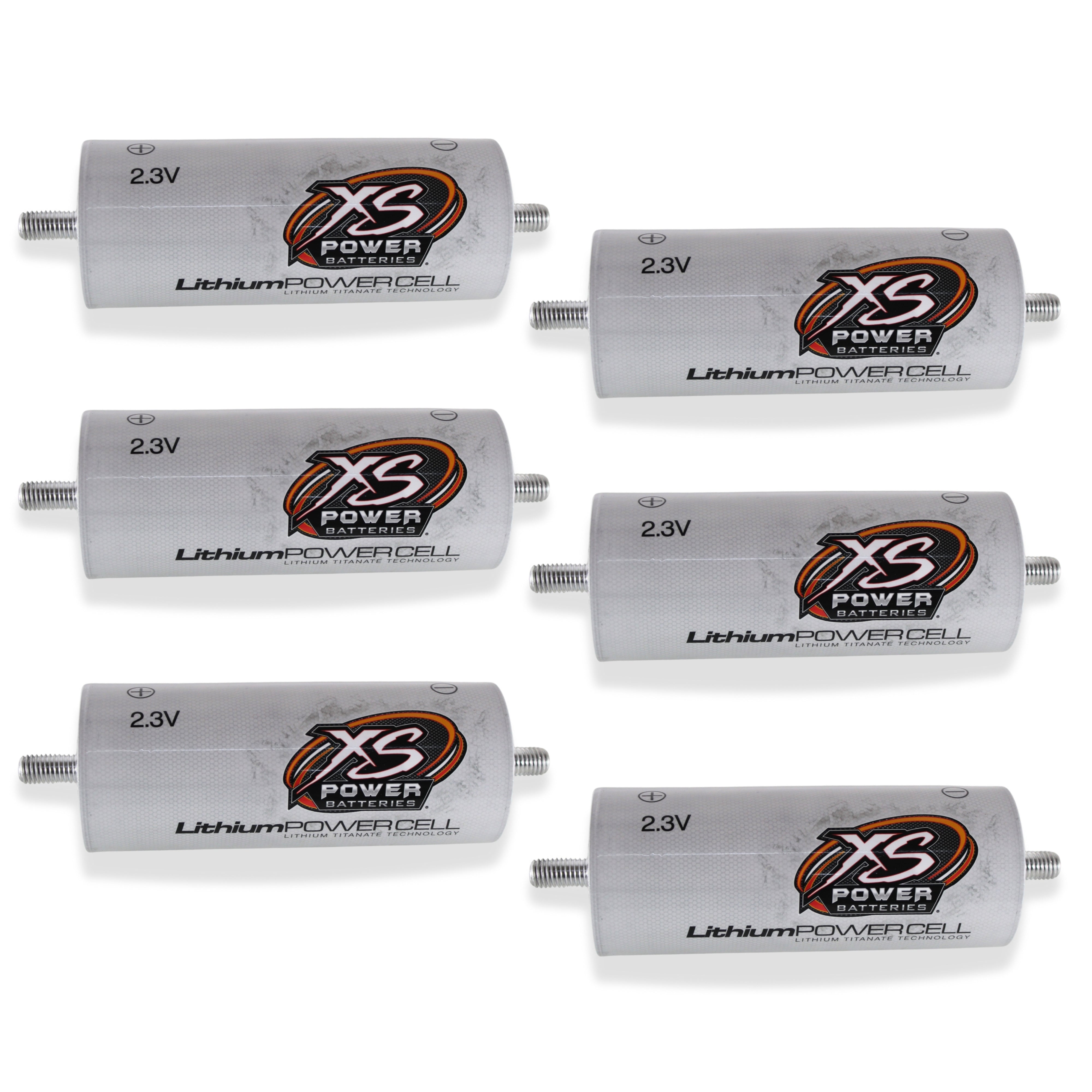 XS Power 6 Pack DIY Kit 45AH LTO Cell Bank 2.3v W/ XS Power Dog