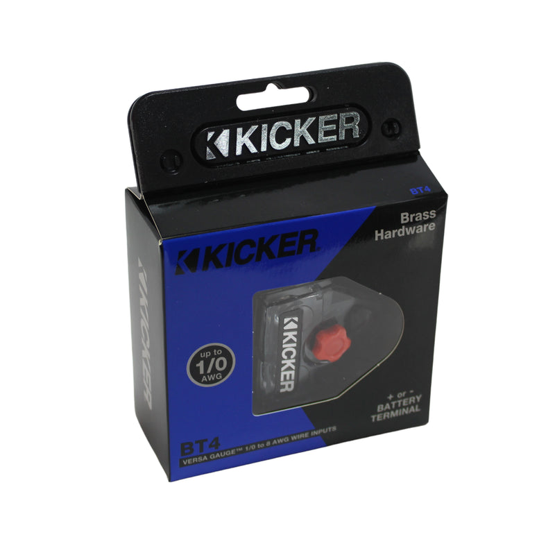 Kicker Pos/Neg Battery Terminal 2x 0 AWG - 8 AWG / 1x 4 AWG - 8 AWG 46BT4