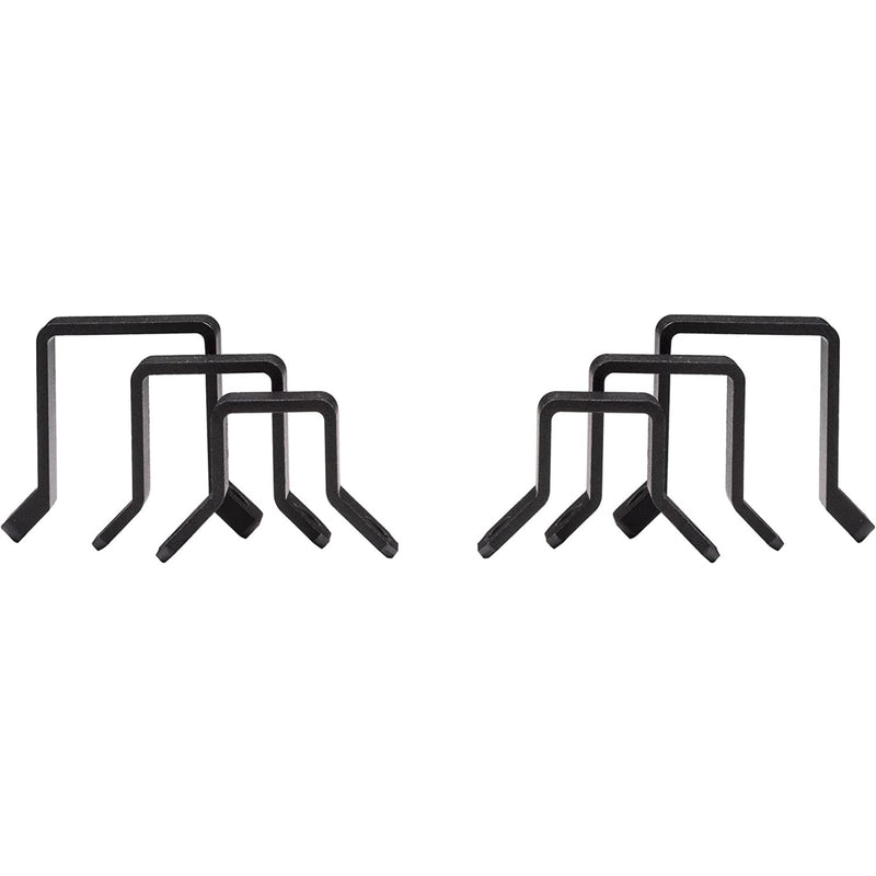 Kicker Aluminum Powerbar Bracket Kit for Square Tube Mounting Black 47KPBSQ