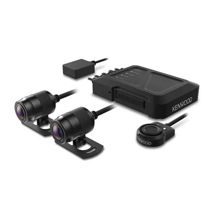 Kenwood 2MP HD Dash Cam With GPS & Rear-View Camera Plus 2 Kenwood 1M Extension cables