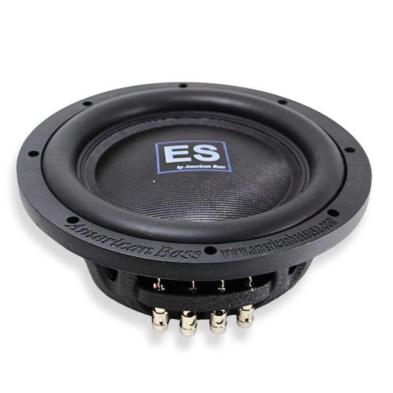 American Bass 10" Slim Subwoofer 2 Ohm DVC 500W RMS Pro Car Audio Bass ES-1022