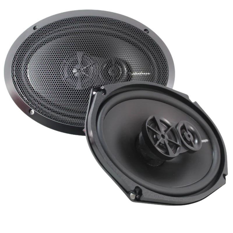 One Pair of 6.5" & One Pair of 6x9" 4-Ohm Coaxial Speakers w/Bluetooth Car Radio