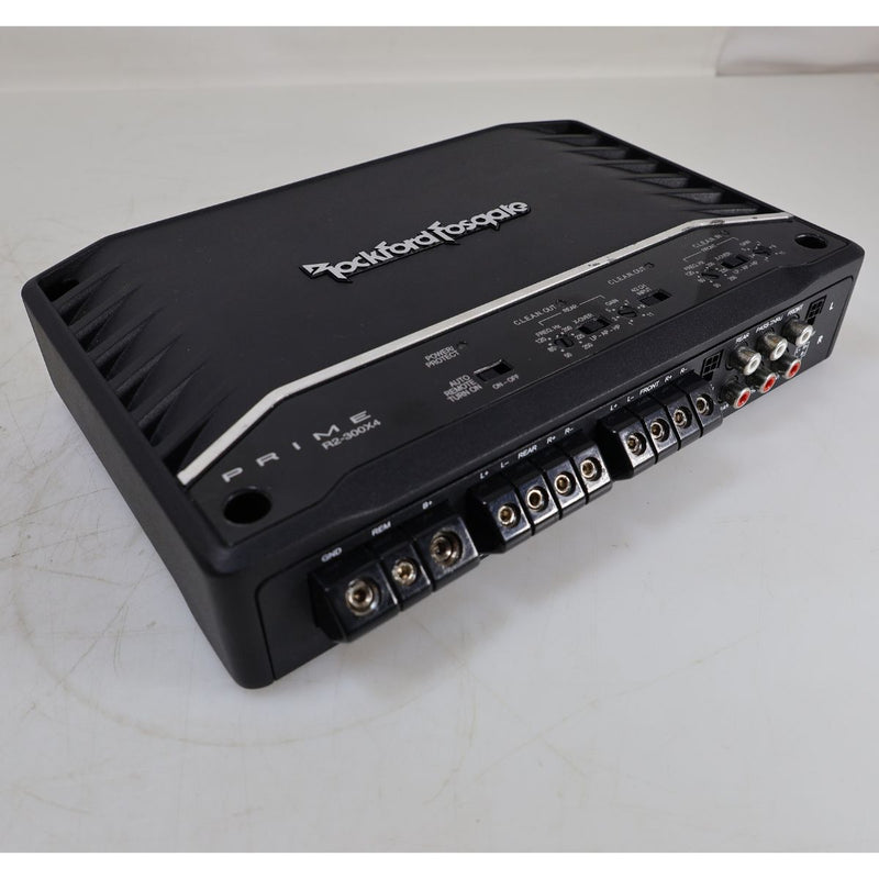 Rockford Fosgate Prime 300W 4-Channel Full Range Class D Amplifier REFURBISHED