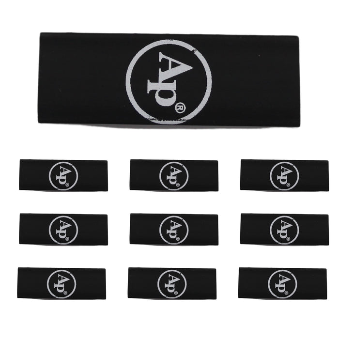 4 Gauge 3:1 Heat Shrink with Audiopipe Logo 10 Pack Black