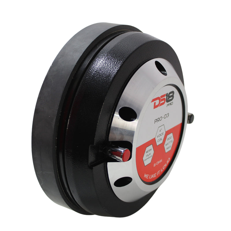 DS18 4" 600 WATT 8 OHM PHENOLIC BOLT ON THROAT COMPRESSION DRIVER PRO-D3 OPEN BOX