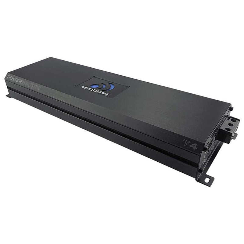 Massive Audio Trident T4 Monoblock 4K Watt 1-Ohm Stable Marine Amplifier