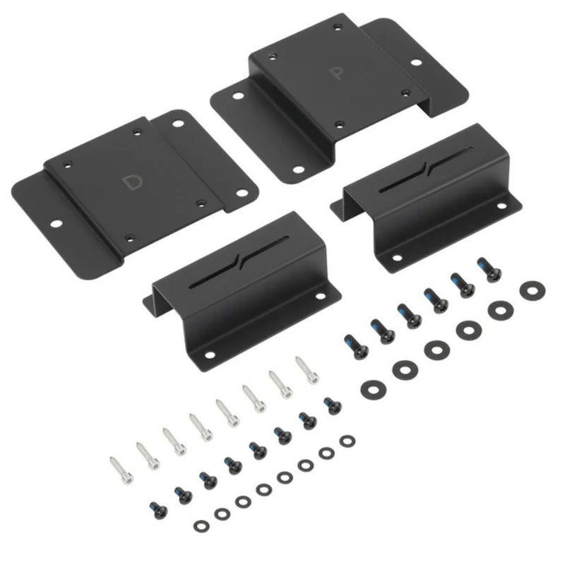 Can-Am X3 Kick Panel Pods w 6.5" 150 Watt RMS Speakers LED DS18 NXL-IQ6/BK