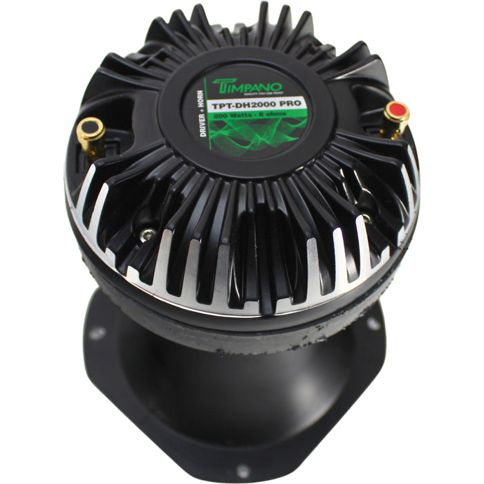 Timpano 2" 100W RMS 8-Ohm Titanium Compression Driver w/ Long Horn OPEN BOX