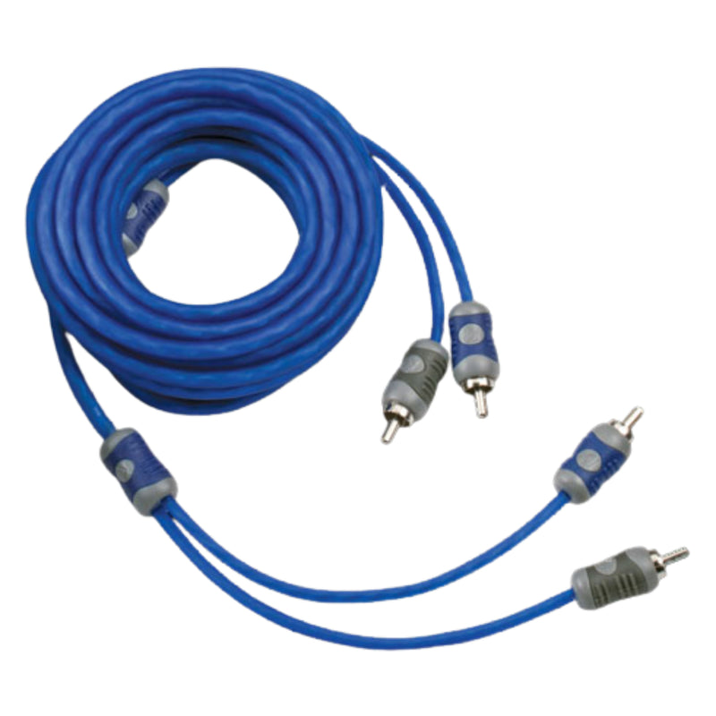 Kicker 2 Channel Silver-Tinned OFC Interconnect Cable (RCA) 6.5ft / 2m 46KI22