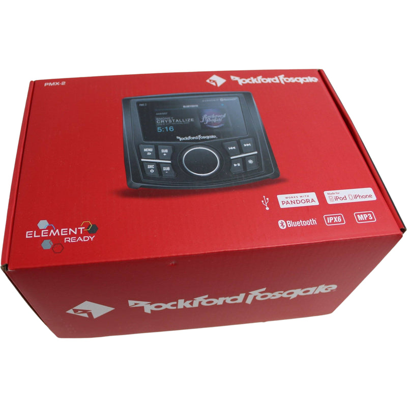 Rockford Fosgate PUNCH Marine Compact AM/FM/WB DIGI Media REC 2.7" DISPL / PMX-2