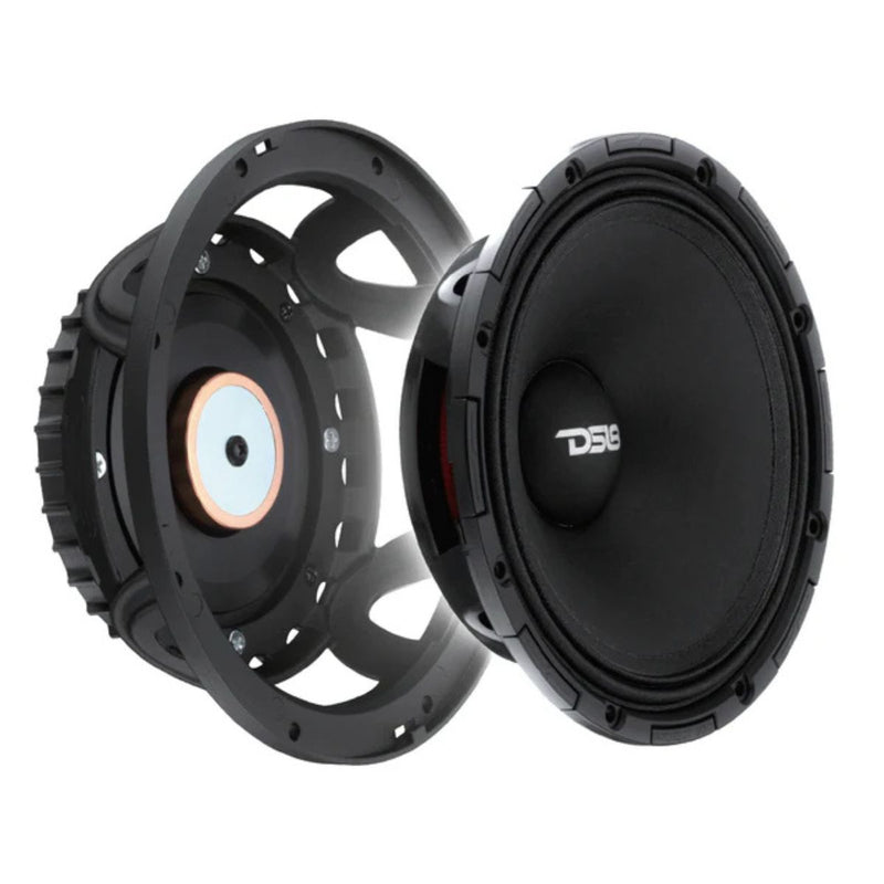 6.5" 350 W RMS 4 Ohm Mid-High Loudspeaker DS18 PROJECT360 Neo Rotating Recone
