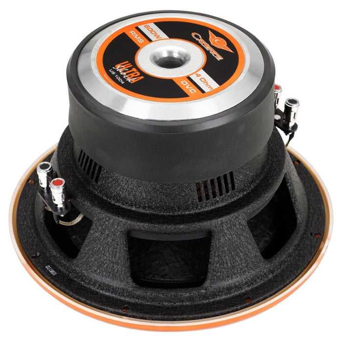 Cadence Pro Car Audio 10" 600 Watt RMS 4-Ohm Dual Voice Coil Subwoofer US10D4