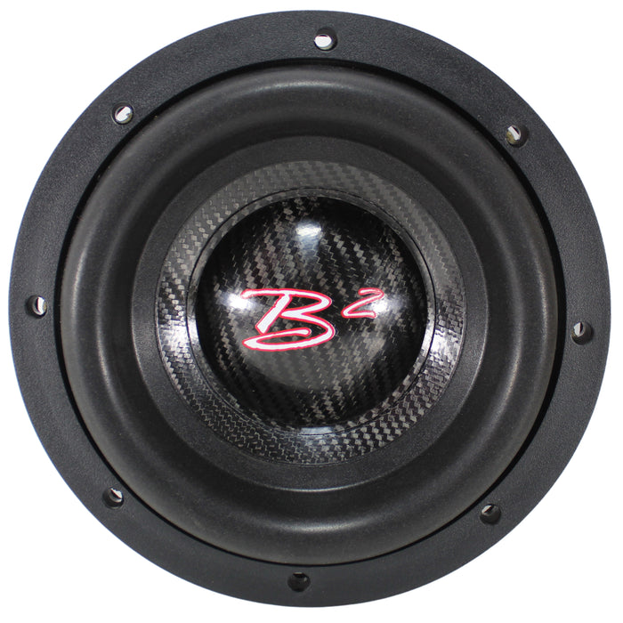 B2 Audio RAMPAGE Series 8" Dual 2-Ohm 2" Coil 1000 Watt RMS Subwoofer OPEN BOX