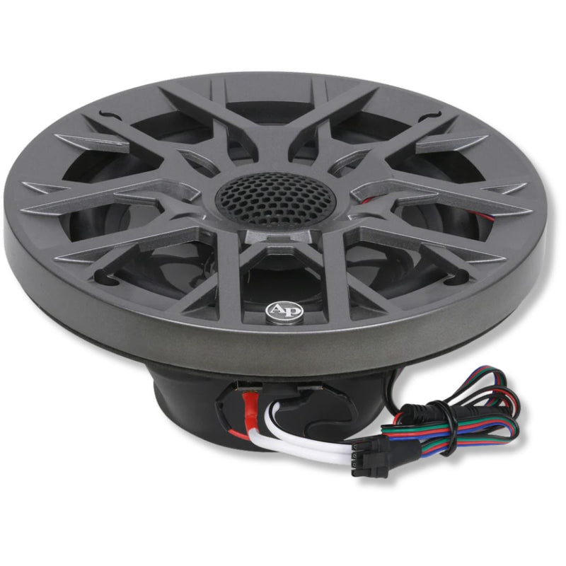 6.5" 100W RMS Coaxial 2-Way Marine Speakers Pair w/ RGB LED Lights  | APSW-654SP