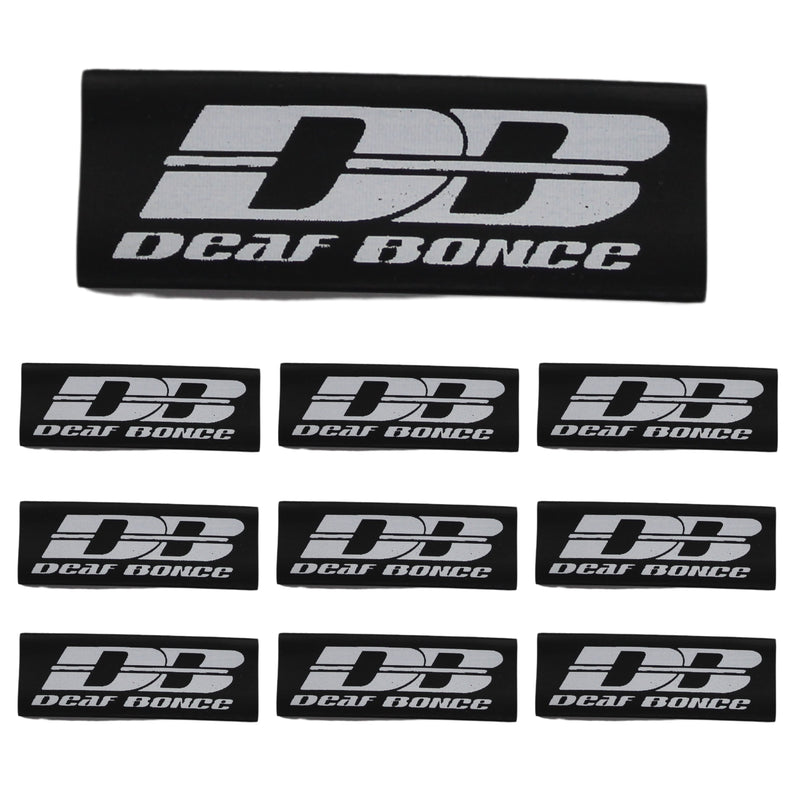 4 Gauge 3:1 Heat Shrink with Deaf Bonce/Avatar Logo 10 Pack Black