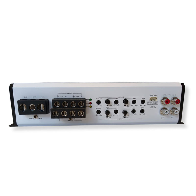 B2 Audio RAVE Series 800 Watt RMS 2-Ohm 4-Channel Class D Car Audio Amplifier