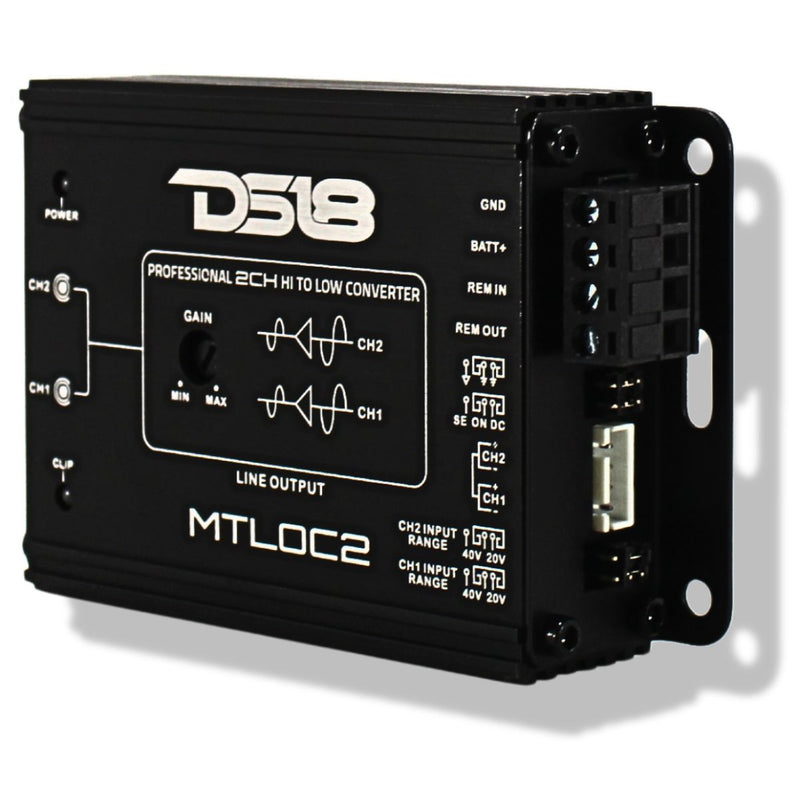 2-Channel High-to-Low Line Output Converter with Remote/Automatic Turn-On MTLOC2