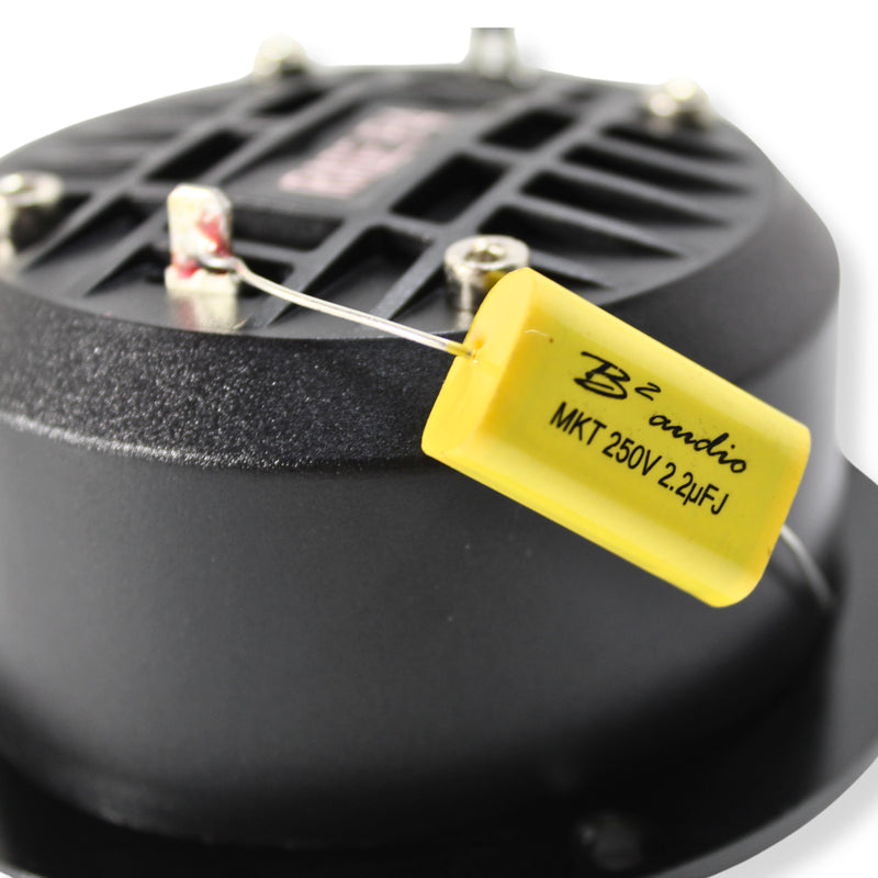 B2 Audio 125 Watt RMS 4-Ohm 1.5" Voice Coil Pair of RAGE Series P4 Tweeters