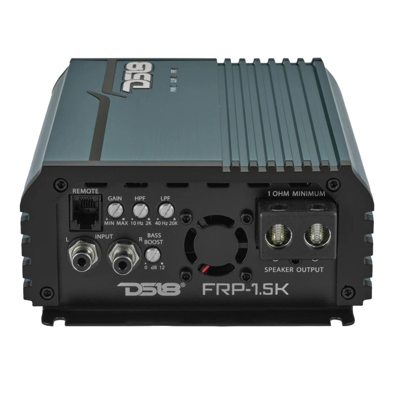 DS18 1500W RMS 1 Ohm Full-Range Class D Monoblock Amplifier FRP-1.5K