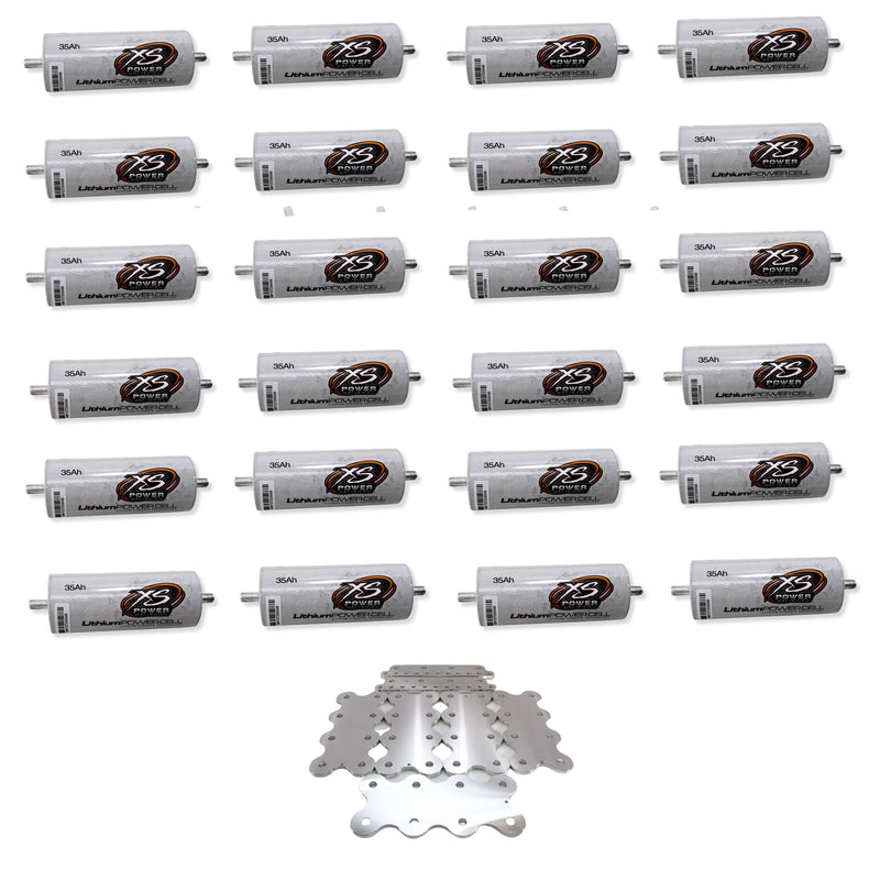 XS Power 24 Pack Kit 35AH Lithium Cells 2.3v Lithium Titanate Oxide (LTO) Lot