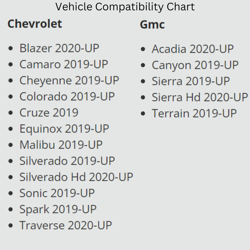 Axxess LOC T-Harness For 2019-Up* Chevy & GMC Full System or Subwoofer LOC-GMH4