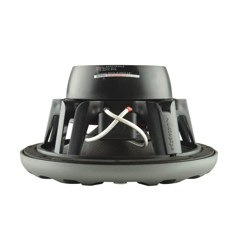 8" Coaxial 250W RMS 4-Ohm 2-Way Marine Speakers w/ LED Lights Audiopipe